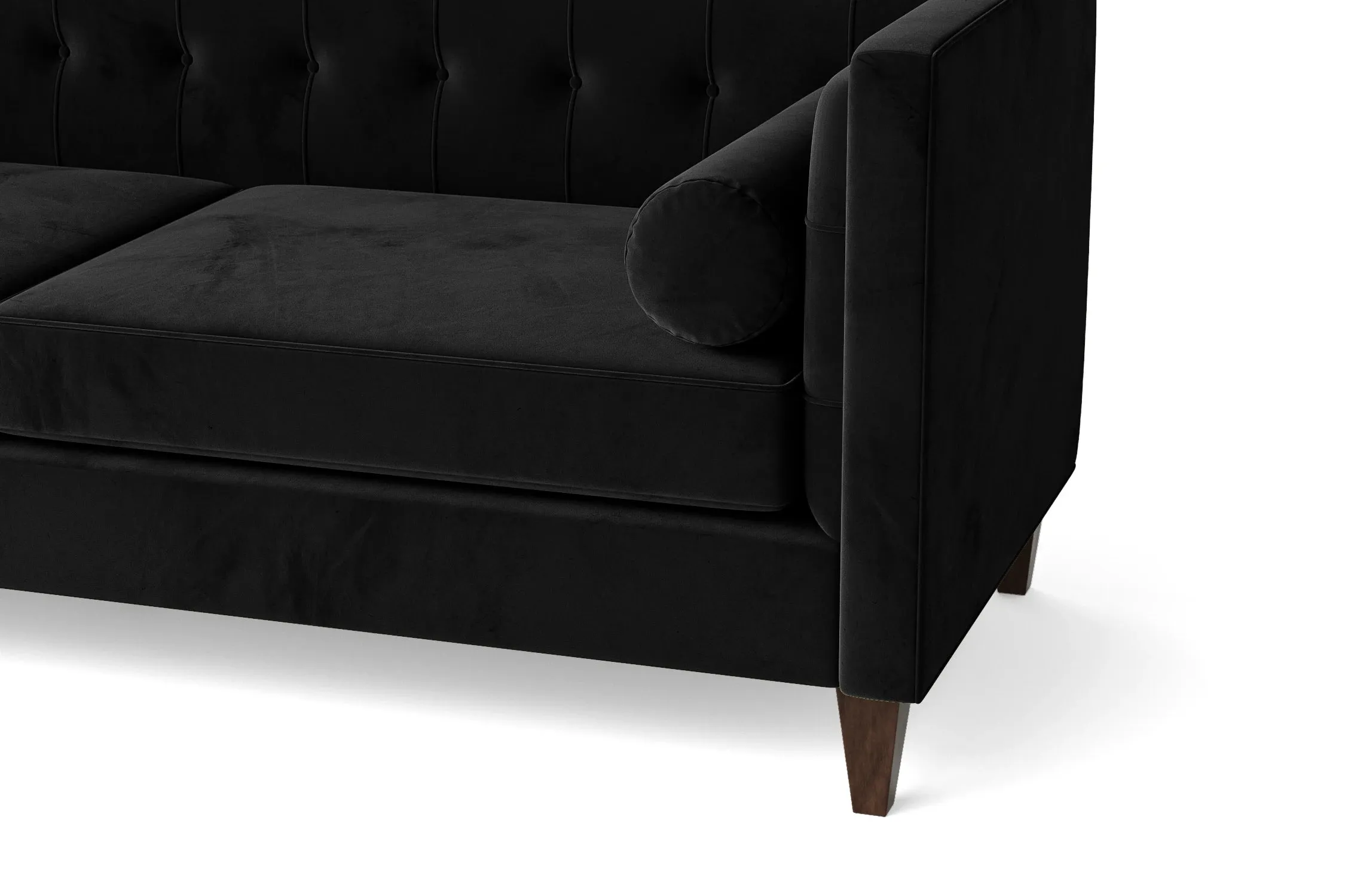 Brescia Armchair Black Velvet