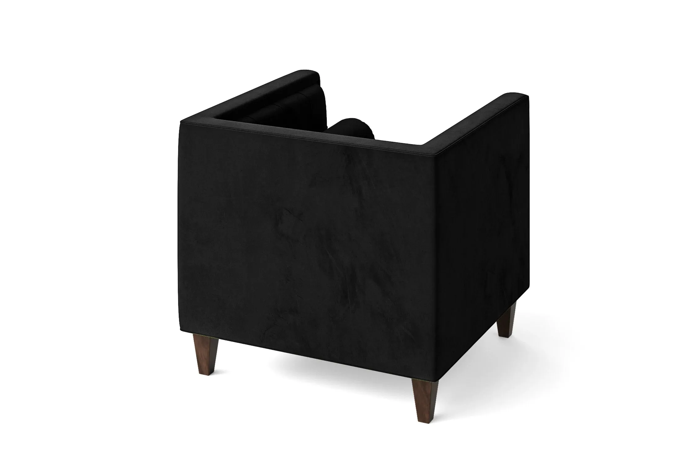Brescia Armchair Black Velvet