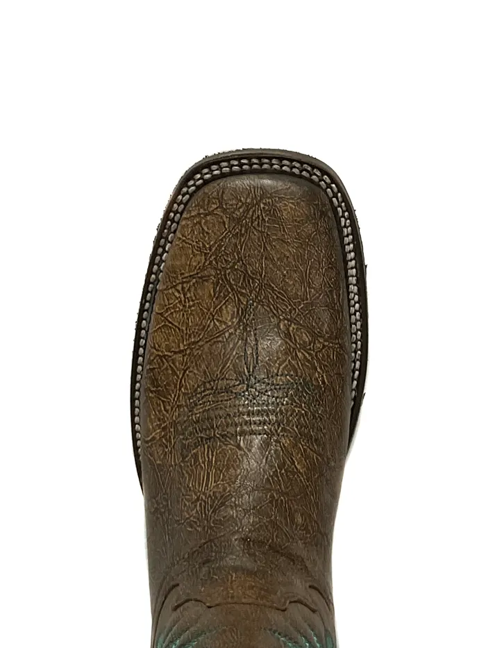 Circle G by Corral Women's 11" Peanut Embroidery Western Boots - Wide Square Toe