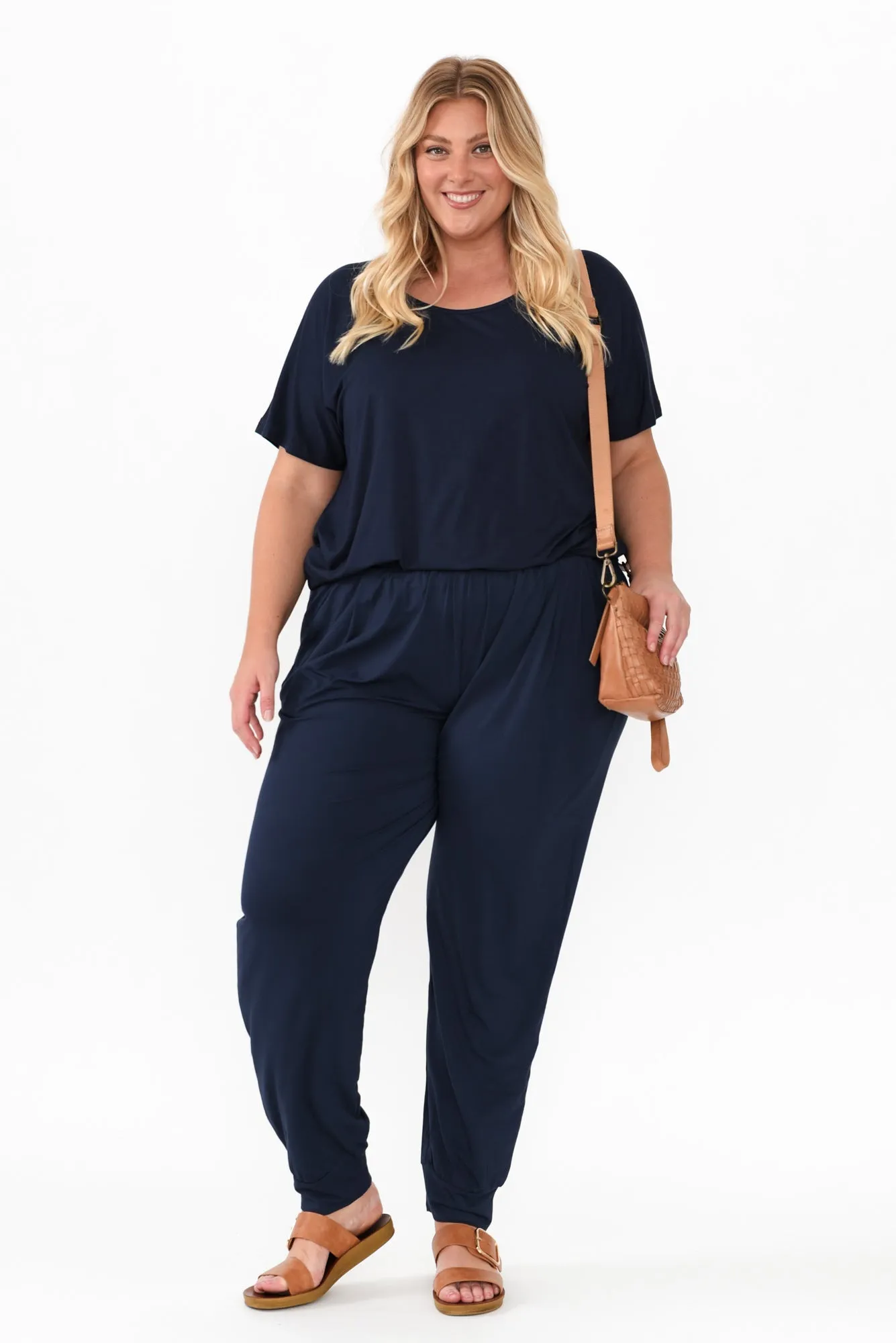 Danya Navy Bamboo Top