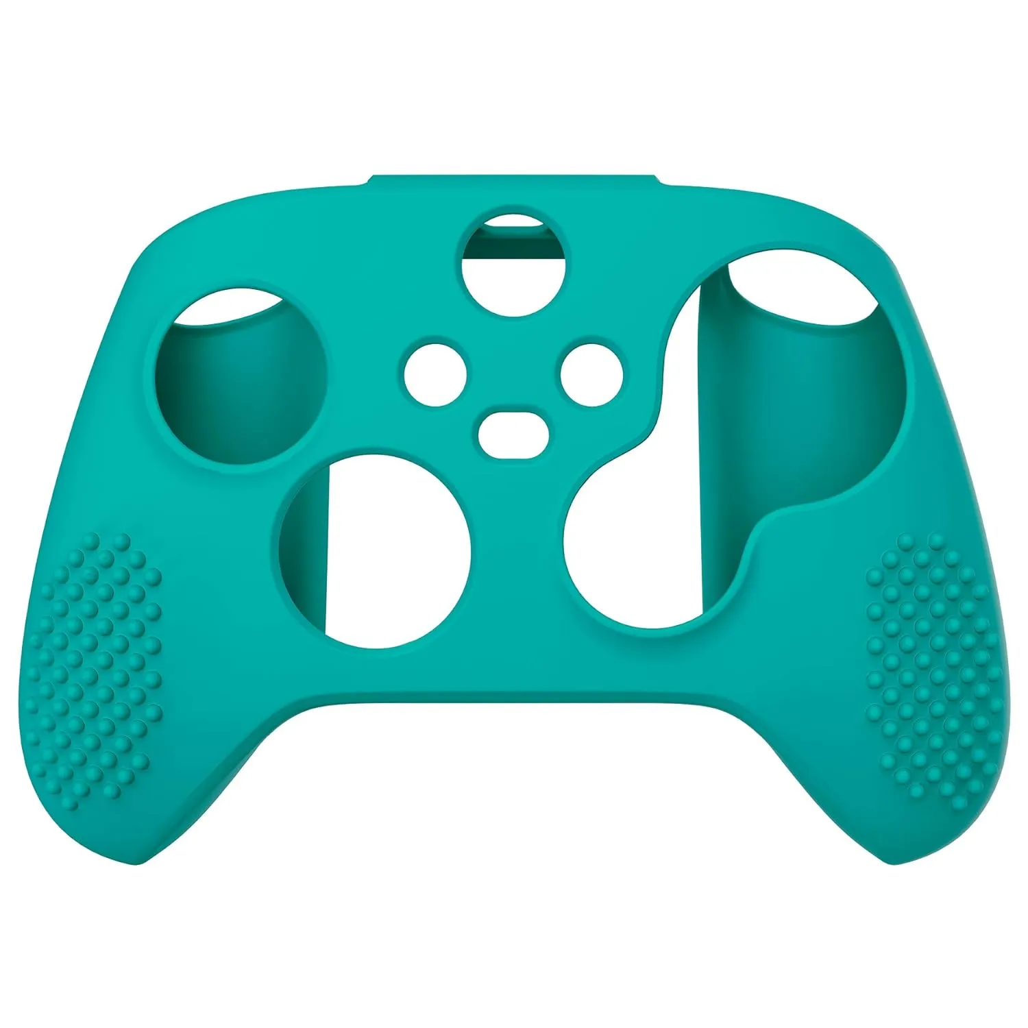 eXtremeRate PlayVital Aqua Green 3D Studded Edition Anti-slip Silicone Cover Skin for Xbox Series X/S Controller, Soft Rubber Case Protector for Xbox Core Wireless Controller with Thumb Grip Caps