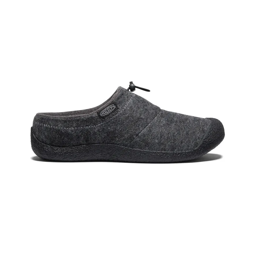 Keen Men's Howser III Slide in Bison, Charcoal, Black & Green Plaid