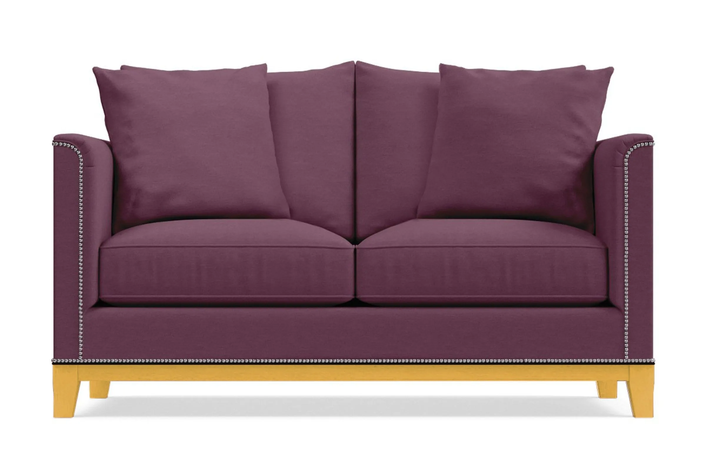 La Brea Apartment Size Sleeper Sofa Bed :: Leg Finish: Natural / Sleeper Option: Deluxe Innerspring Mattress