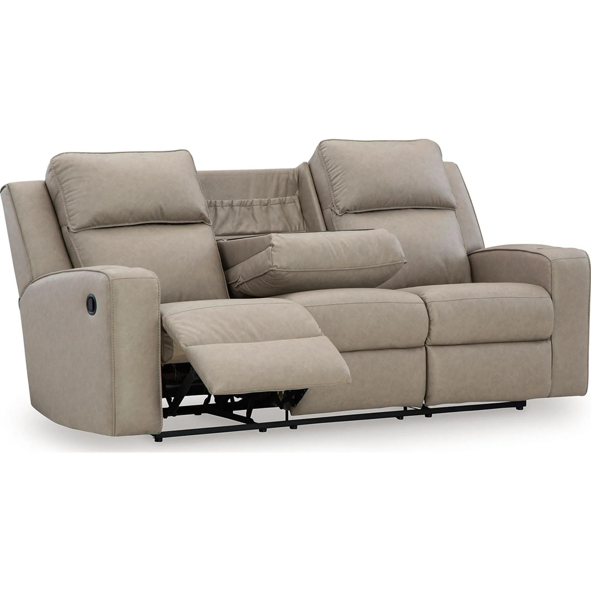 Lavenhorne Reclining Sofa with Drop Down Table