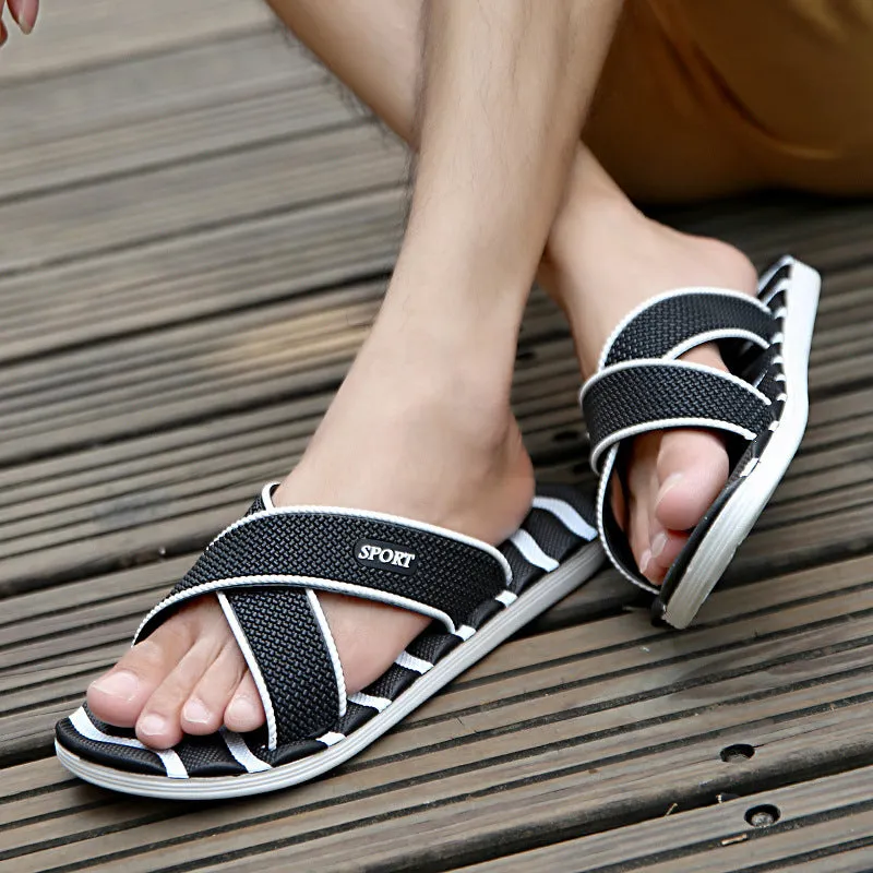 Men's Criss Cross Slippers