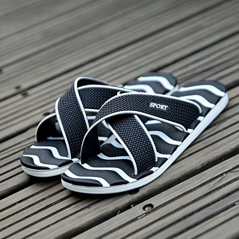 Men's Criss Cross Slippers