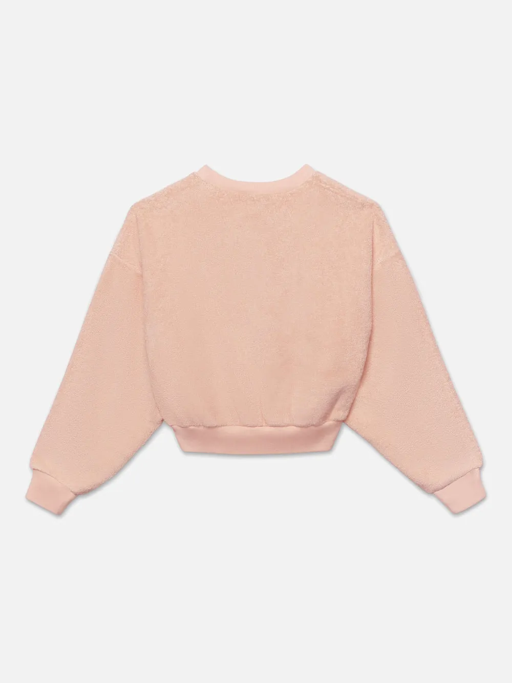 Ritz Women's Terry Cropped Sweatshirt -- Ritz Pink