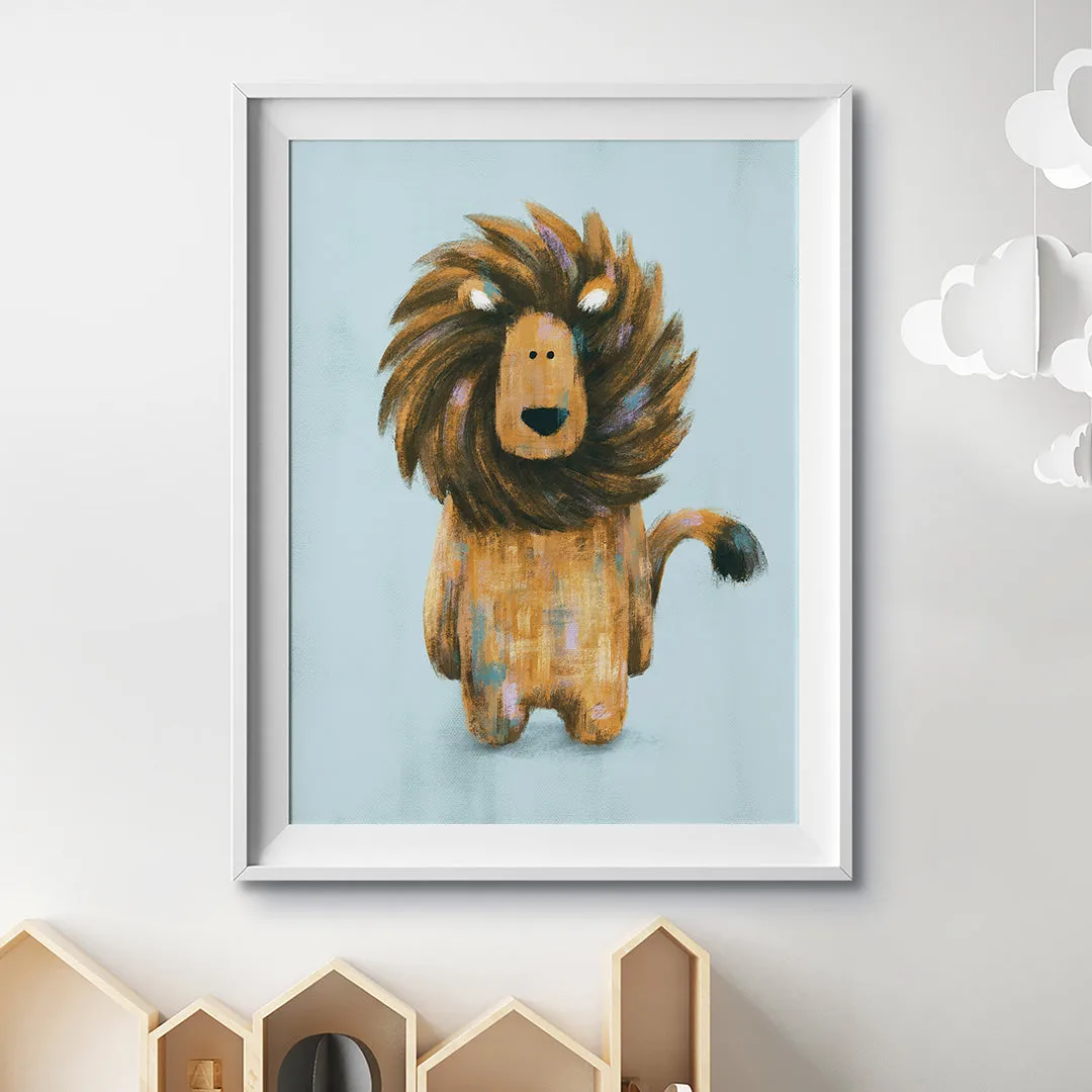 Safari Animals Set Of 4 Nursery Prints