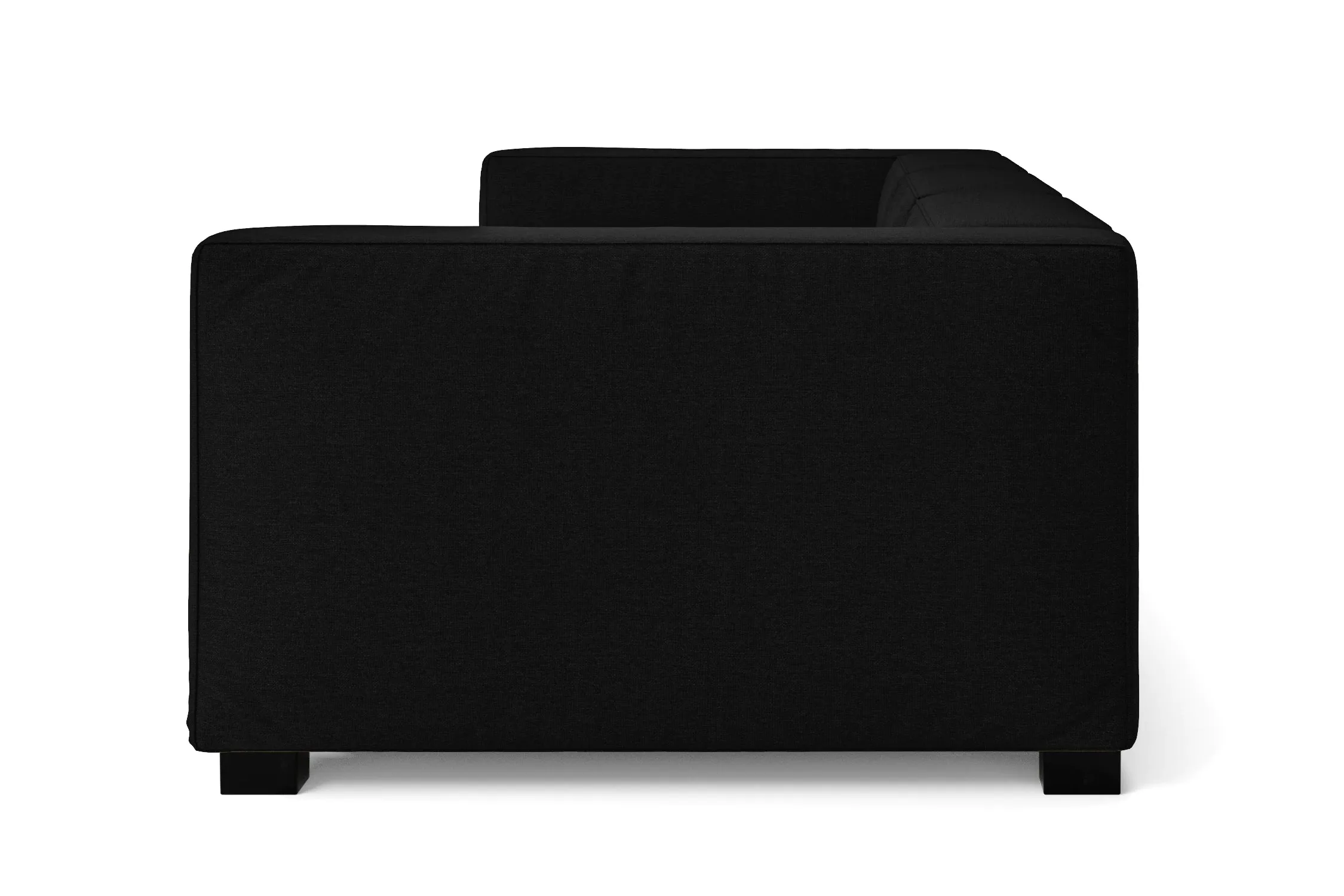 Taranto Armchair Black Linen Fabric